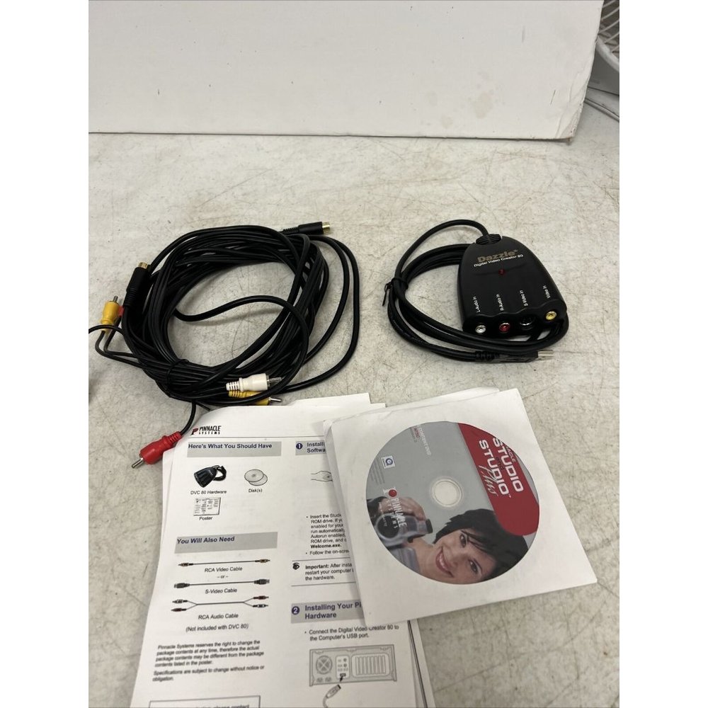 DAZZLE Digital Video Creator 80 Video Capture Device USB DVC-80